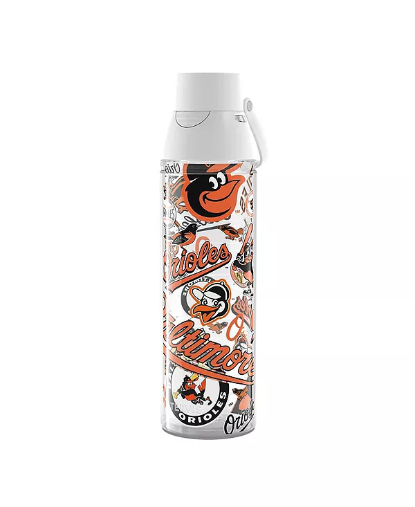 

Бутылка для воды Baltimore Orioles Allover Vent Lite объемом 24 унции Tervis Tumbler, multi