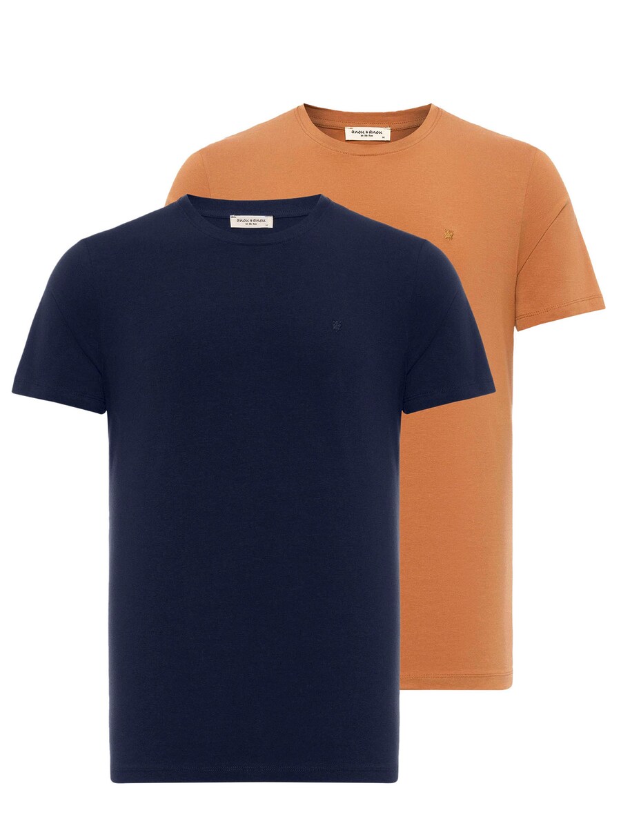 

Рубашка Anou Anou, цвет Navy/Orange