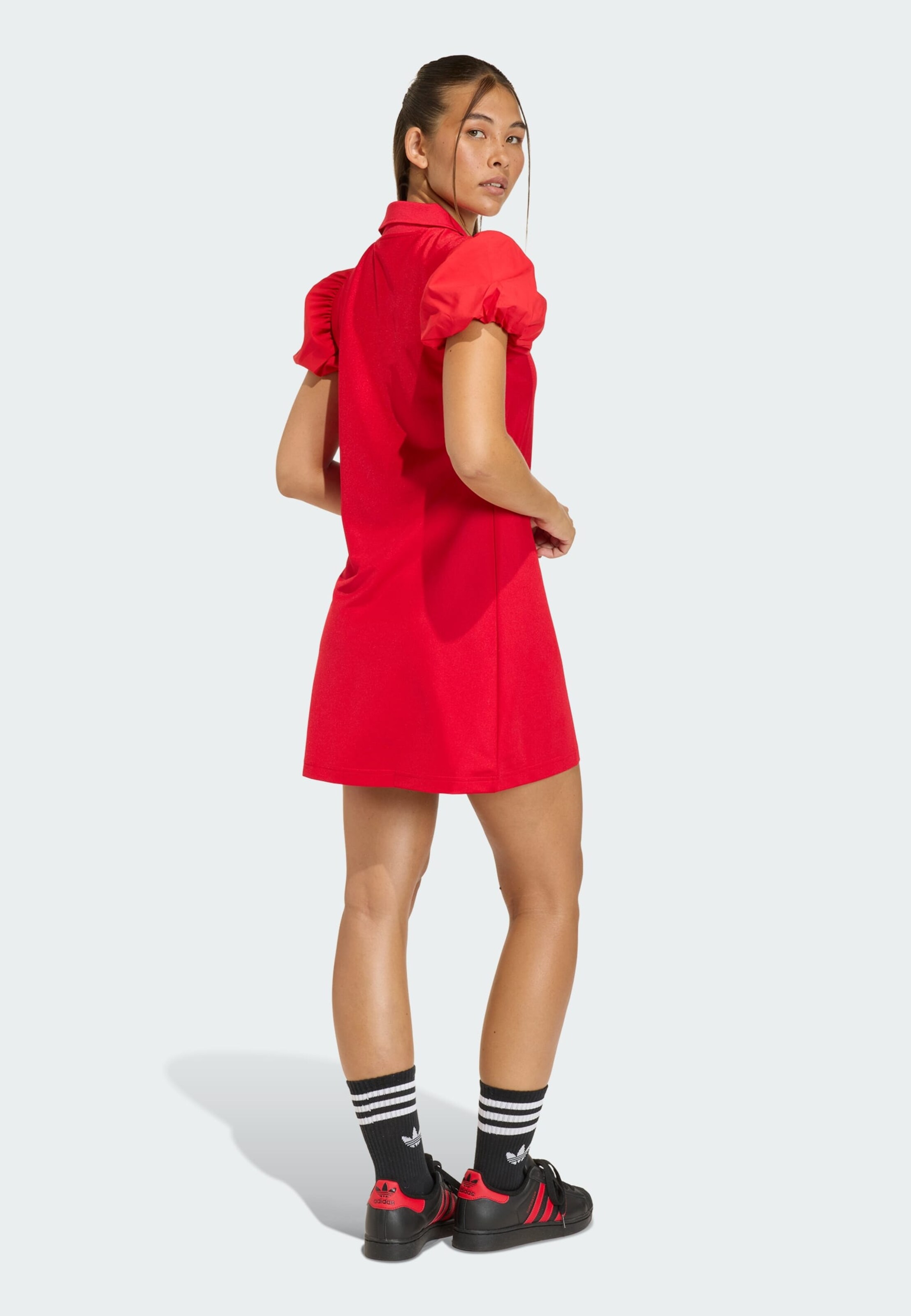 Adidas Originals Платье 'DRESS WITH BALLOON' в красном цвете — фото 3