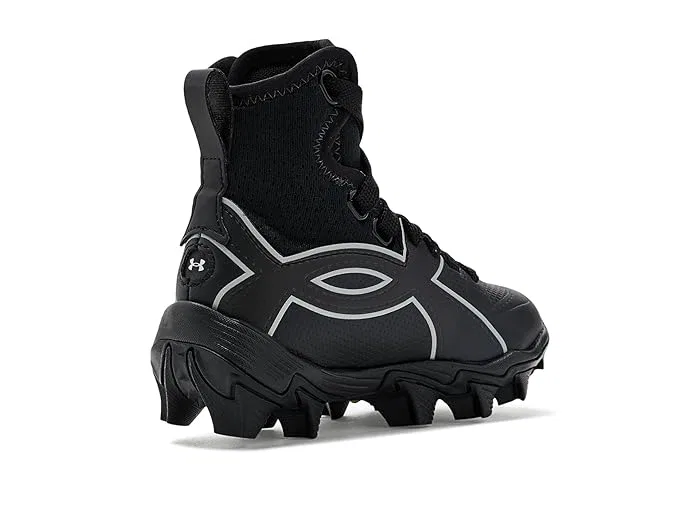 Кроссовки футбольные Highlight RM Jr Under Armour Kids, Black/Black/Black — фото 4