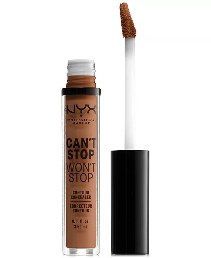 

Can't Stop Won't Stop Консилер для контура, 0,11 унции Nyx Professional Makeup, цвет Warm Caramel