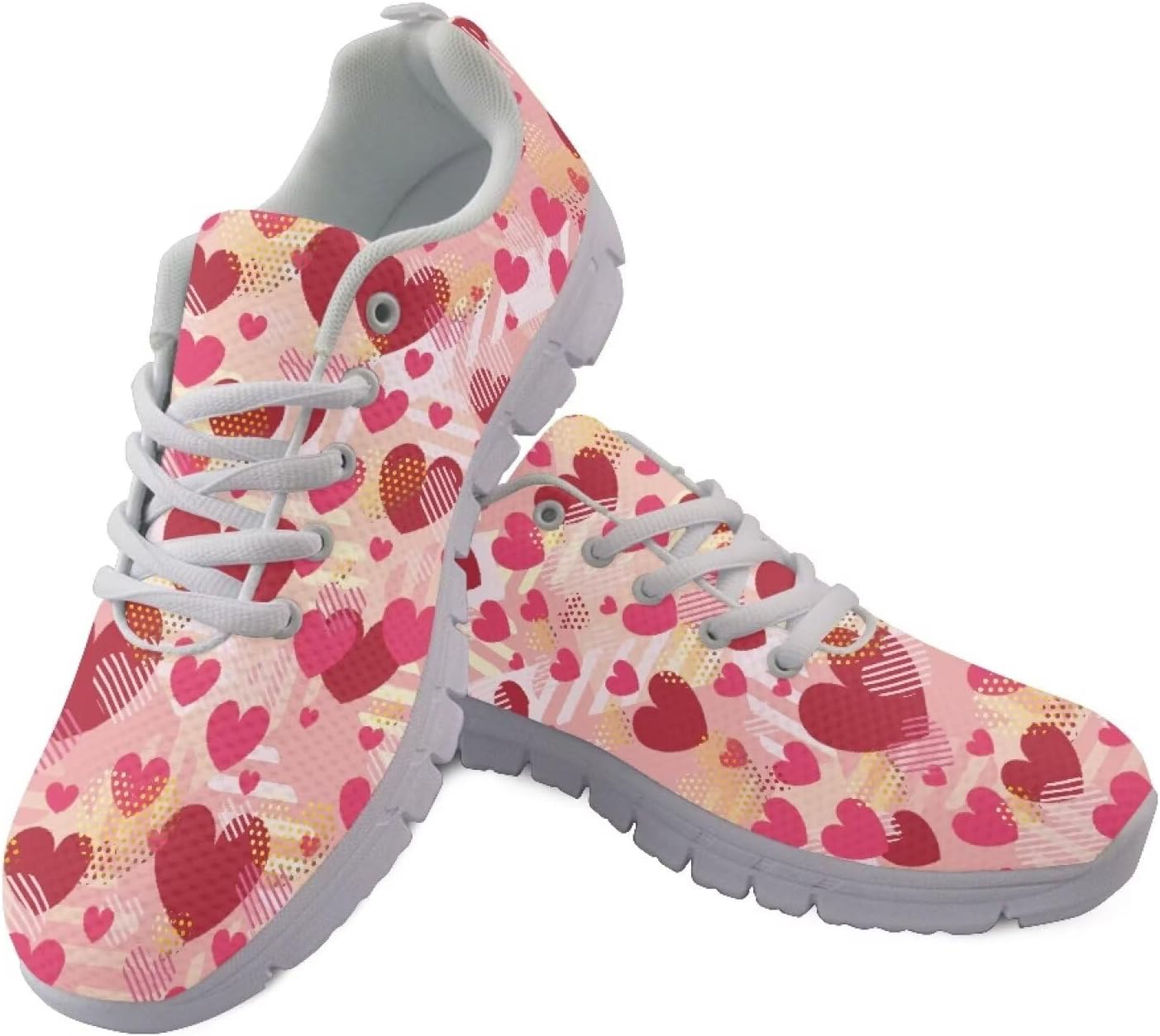 

Мужские модные кроссовки AmzPrint с белой подошвой, милые теннисные туфли для мужчин, повседневные кроссовки для бега и прогулок, размер 6