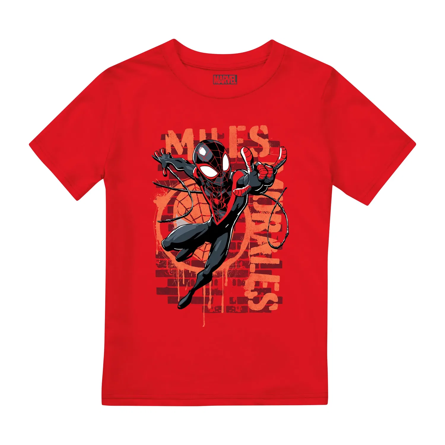 Футболка Marvel Spider-Man Miles Morales красная, красный