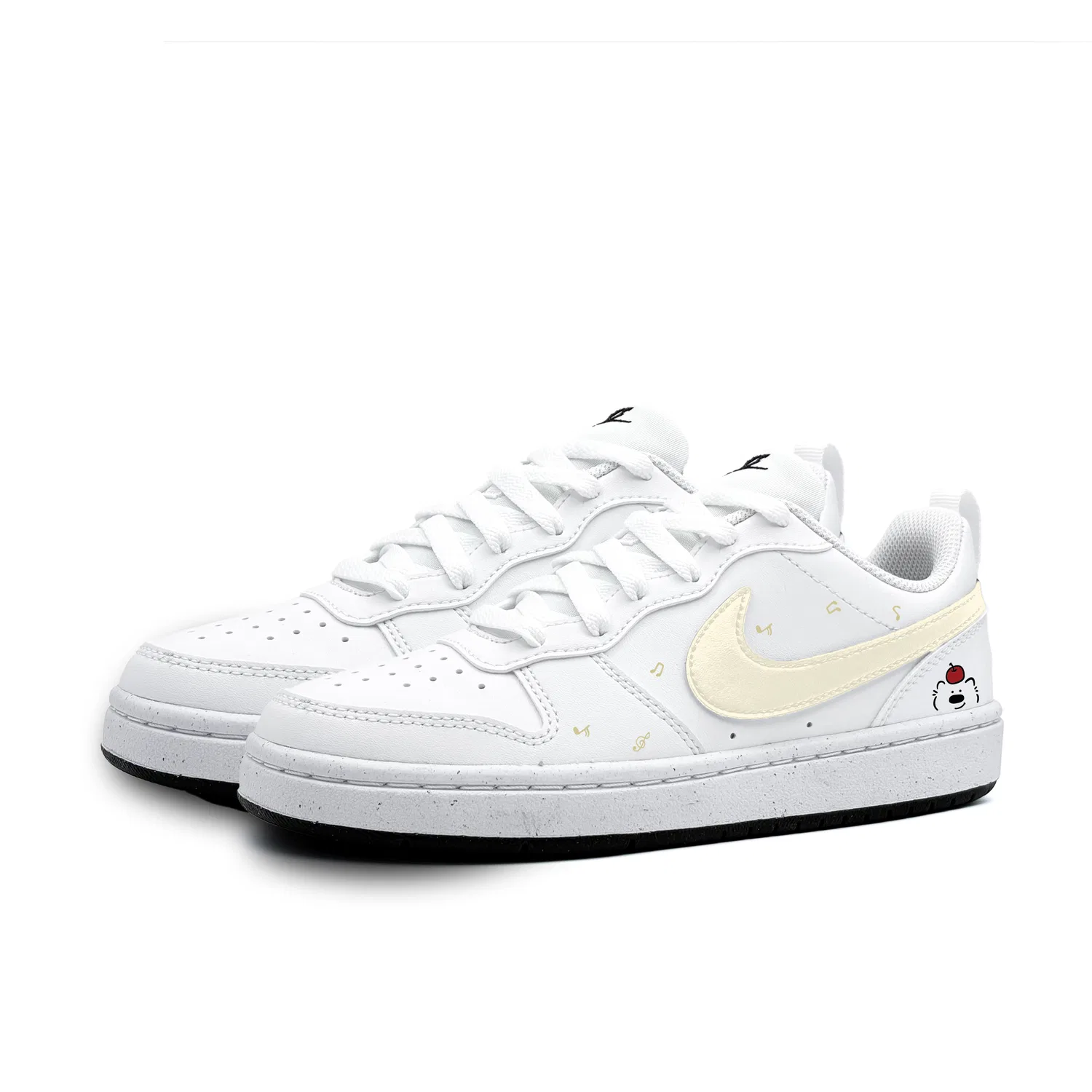 Кроссовки для скейтбординга детские Nike Court Borough Low White — фото 4
