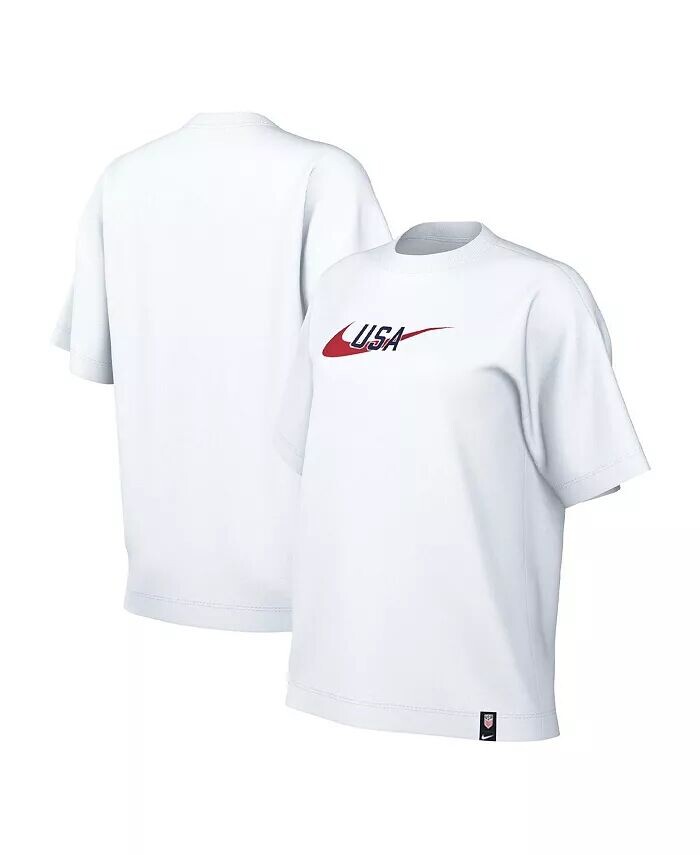

Женская белая футболка USMNT с галочкой Nike