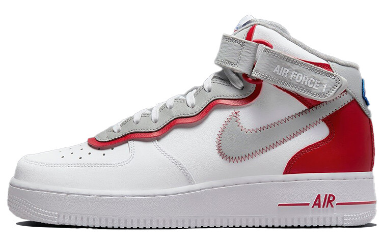 

Кроссовки Nike Air Force 1 Mid Athletic Club White Gym Red