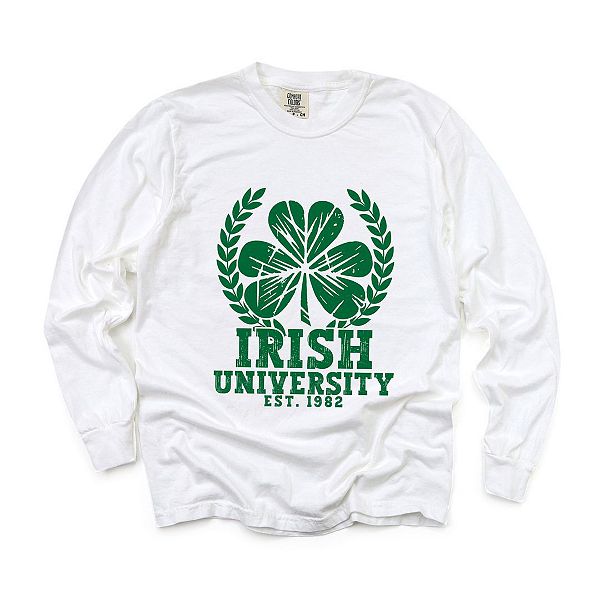 

Футболка с длинным рукавом Irish university, окрашенная в процессе пошива Simply Sage Market, White, Белый, Футболка с длинным рукавом Irish university, окрашенная в процессе пошива Simply Sage Market, White