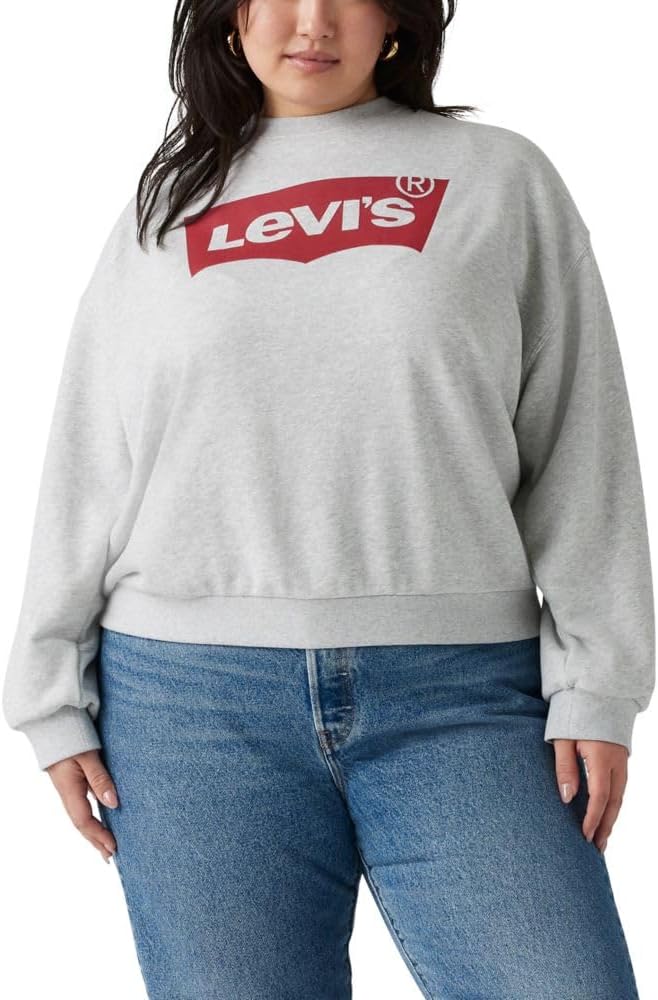 

Женская повседневная футболка-поло Levi's Graphic (также доступна в версии Plus), Starstruck Heather Grey
