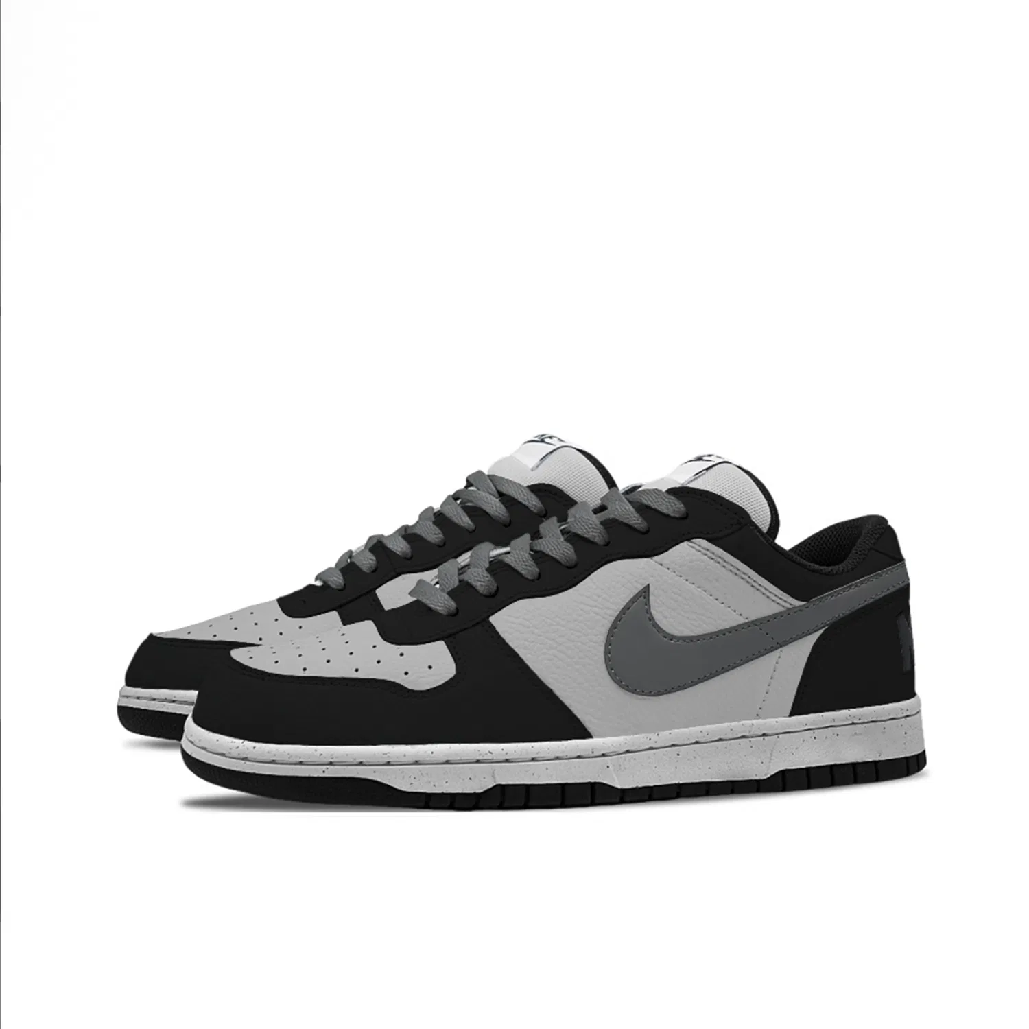 Кроссовки скейтбординговые Nike Big серые — фото 4