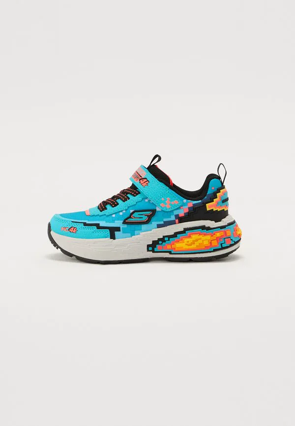 Кроссовки mega craft 4k Skechers, Turquoise/Black/Neon Coral