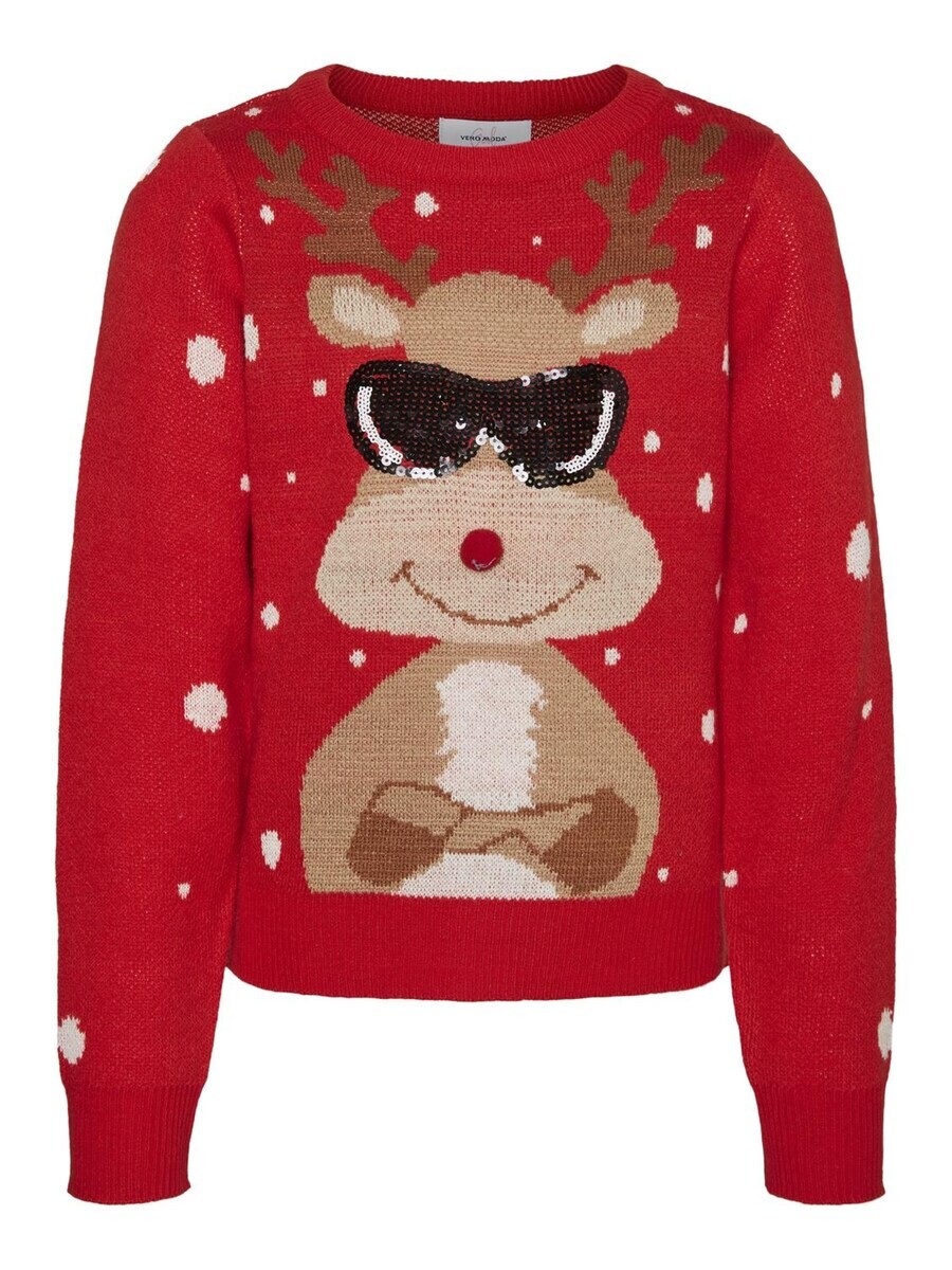 

Свитер Vero Moda Girl Sweater NEWTINSEL, красный
