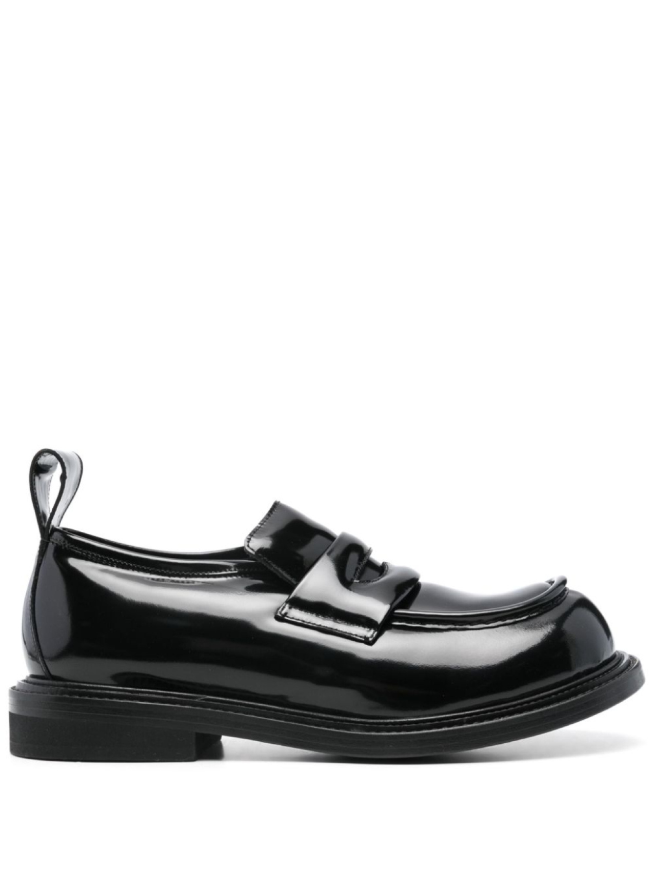 

Moschino лакированные лоферы, черный