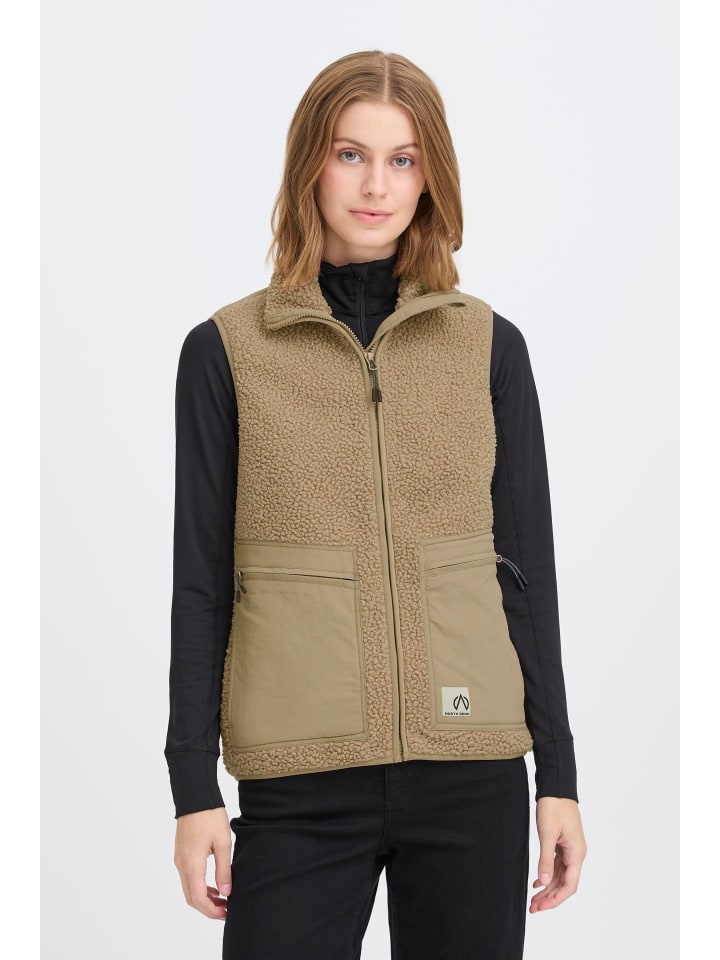 

North Bend Функциональный жилет NBgalan W Teddy Vest коричневого цвета