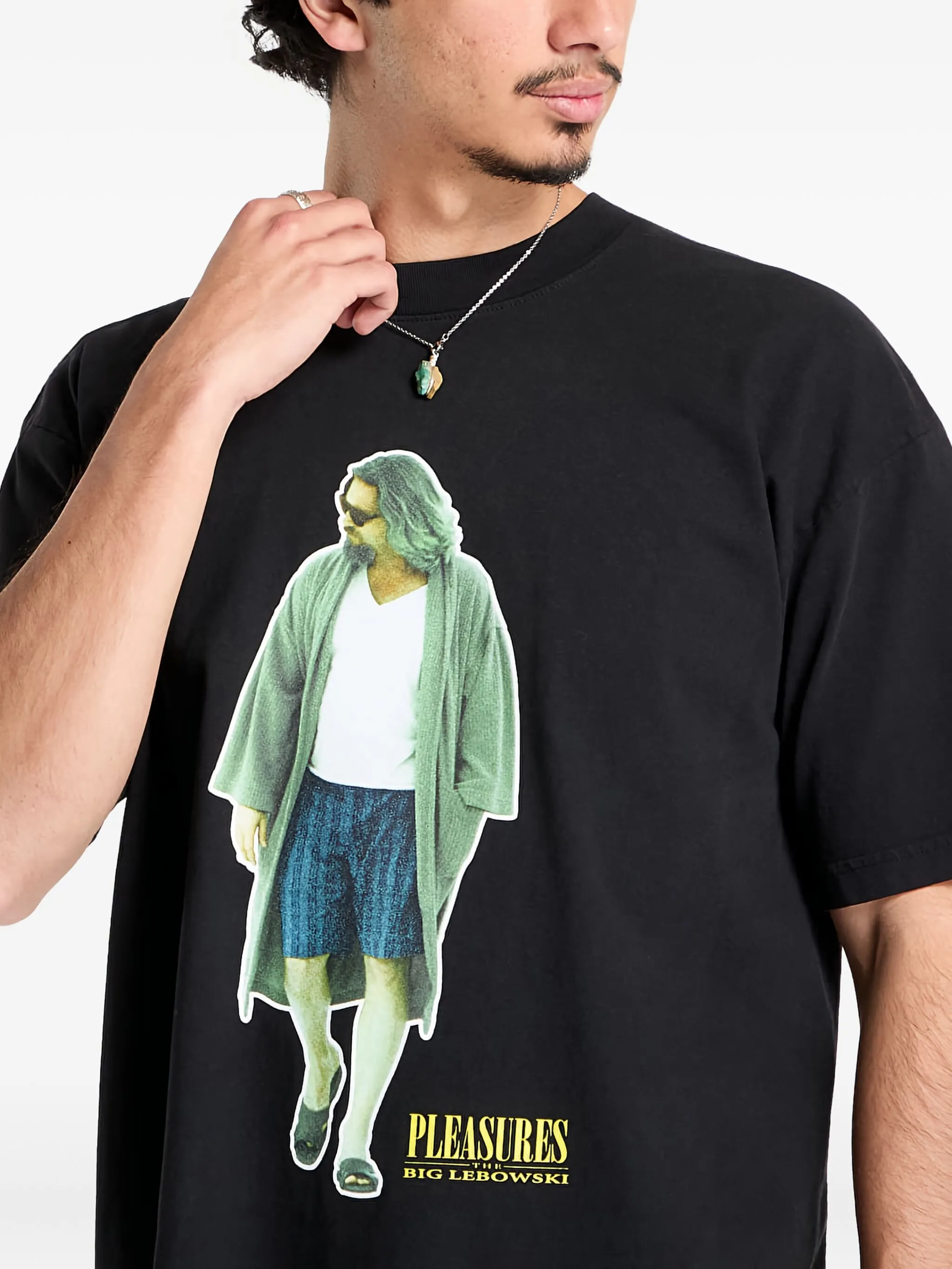 

Футболка с графичным принтом Pleasures, черный