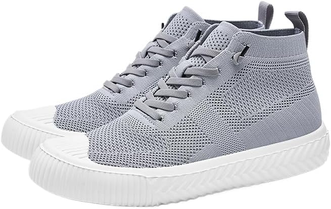 

Ретро кеды для скейтборда, мужские и женские высокие повседневные модные обувь, весенне-осенний эксклюзивный дизайн, сетчатые на шнуровке для улицы, кампуса, прогулок, уличного стиля, беговых тренировок и путешествий Hhhchpm, серый