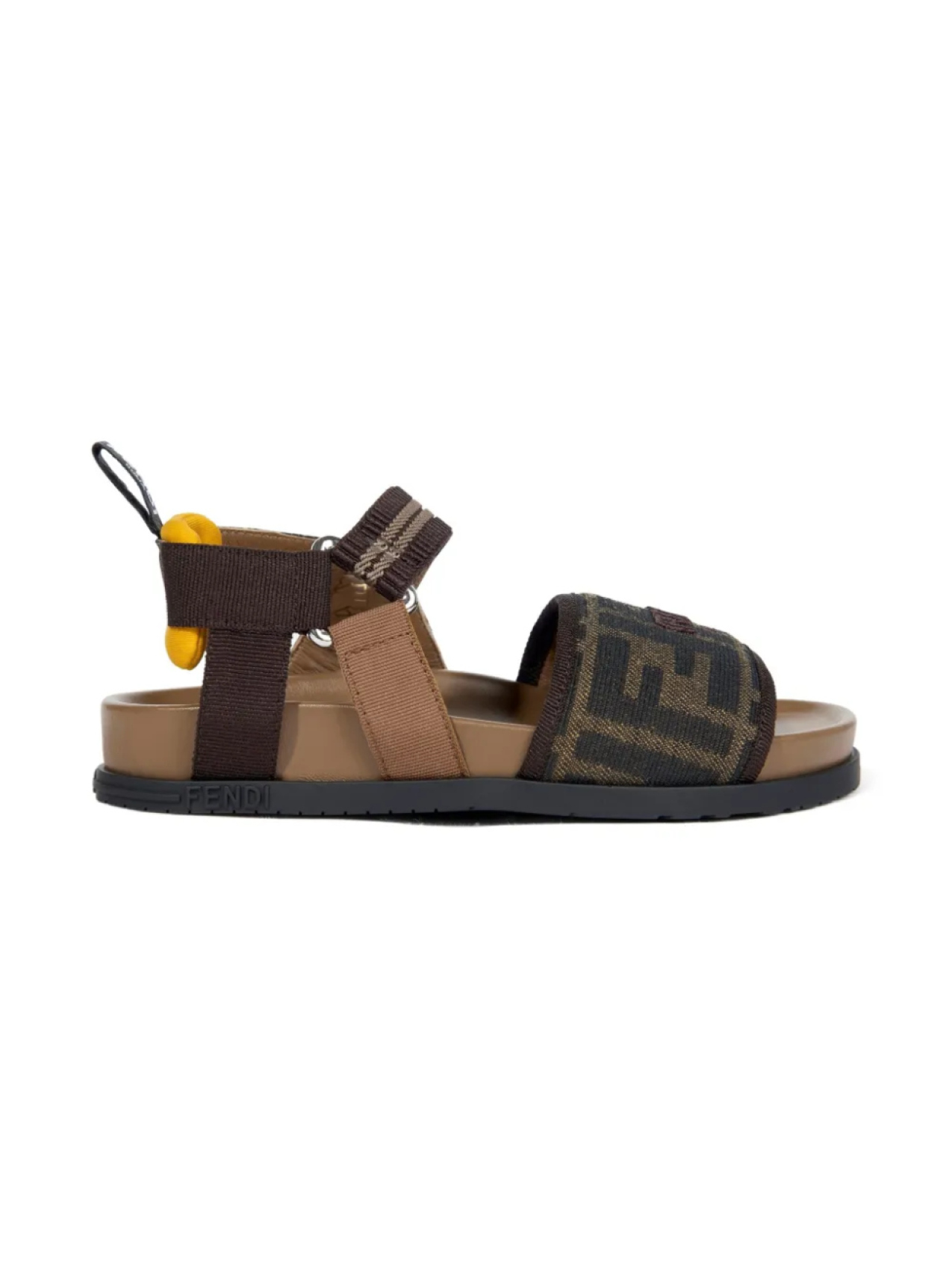 

Сандалии с логотипом First Step Fendi Kids, коричневый