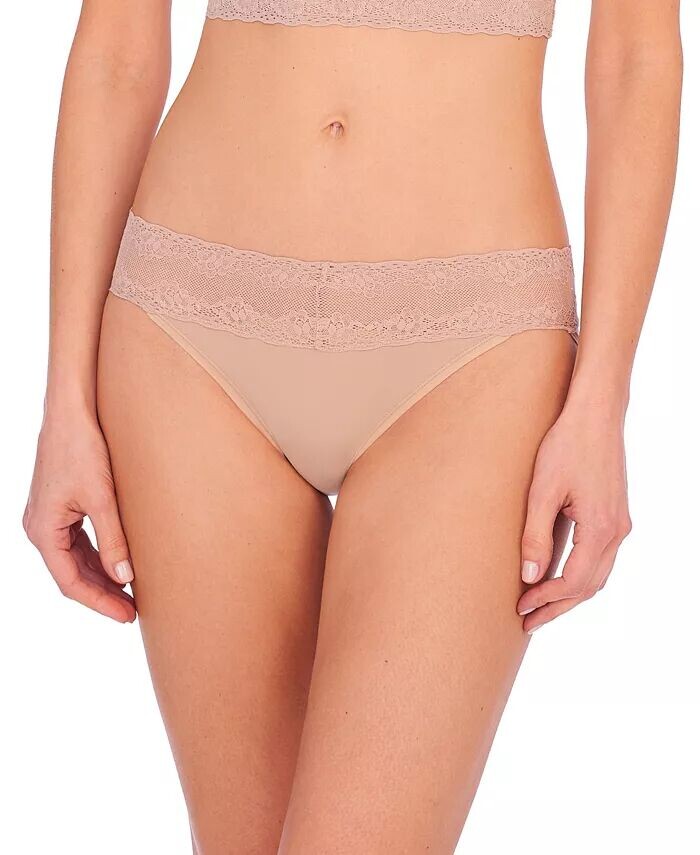 

Женские трусики бикини Bliss Perfection с кружевной отделкой (2 шт.) Natori, коричневый