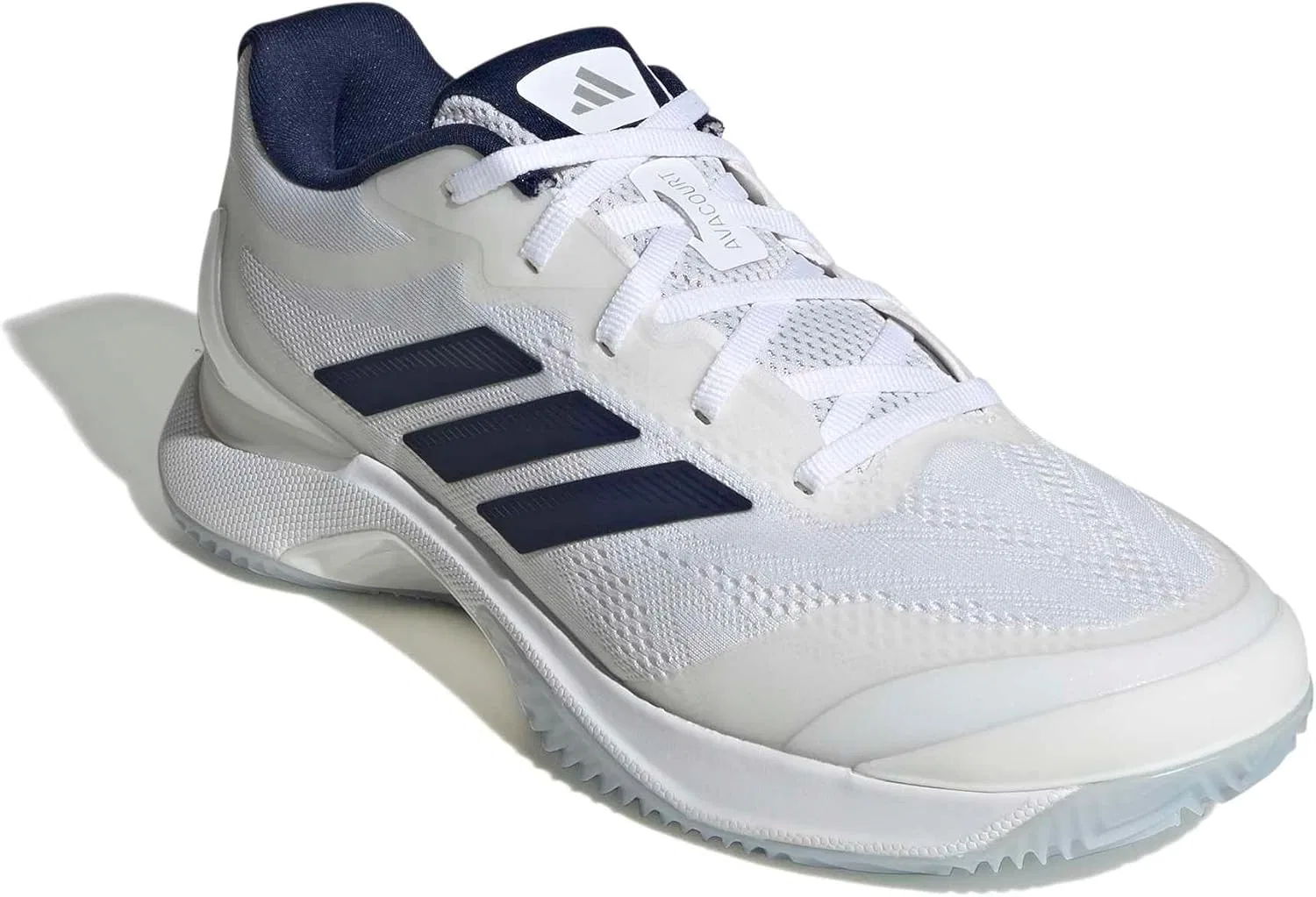 Кроссовки теннисные adidas Avacourt 3 Clay, белый/темно-синий/Crystal Sky — фото 4