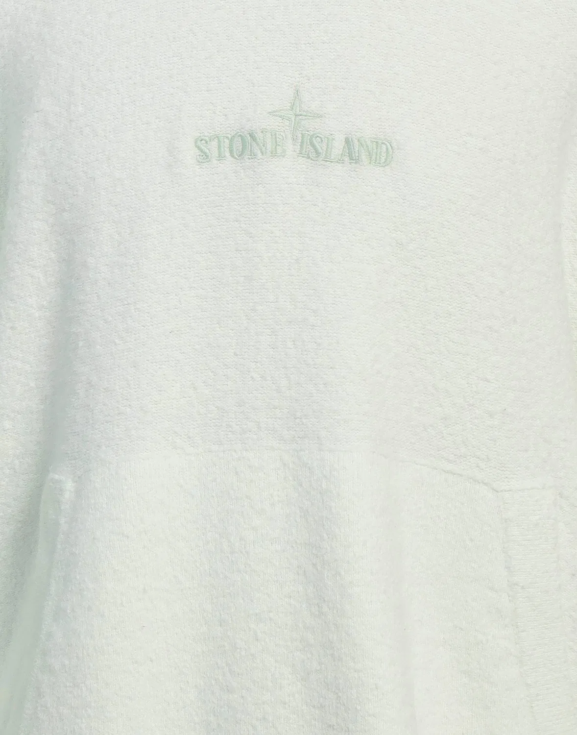 Свитер с капюшоном STONE ISLAND светло-зеленый — фото 4