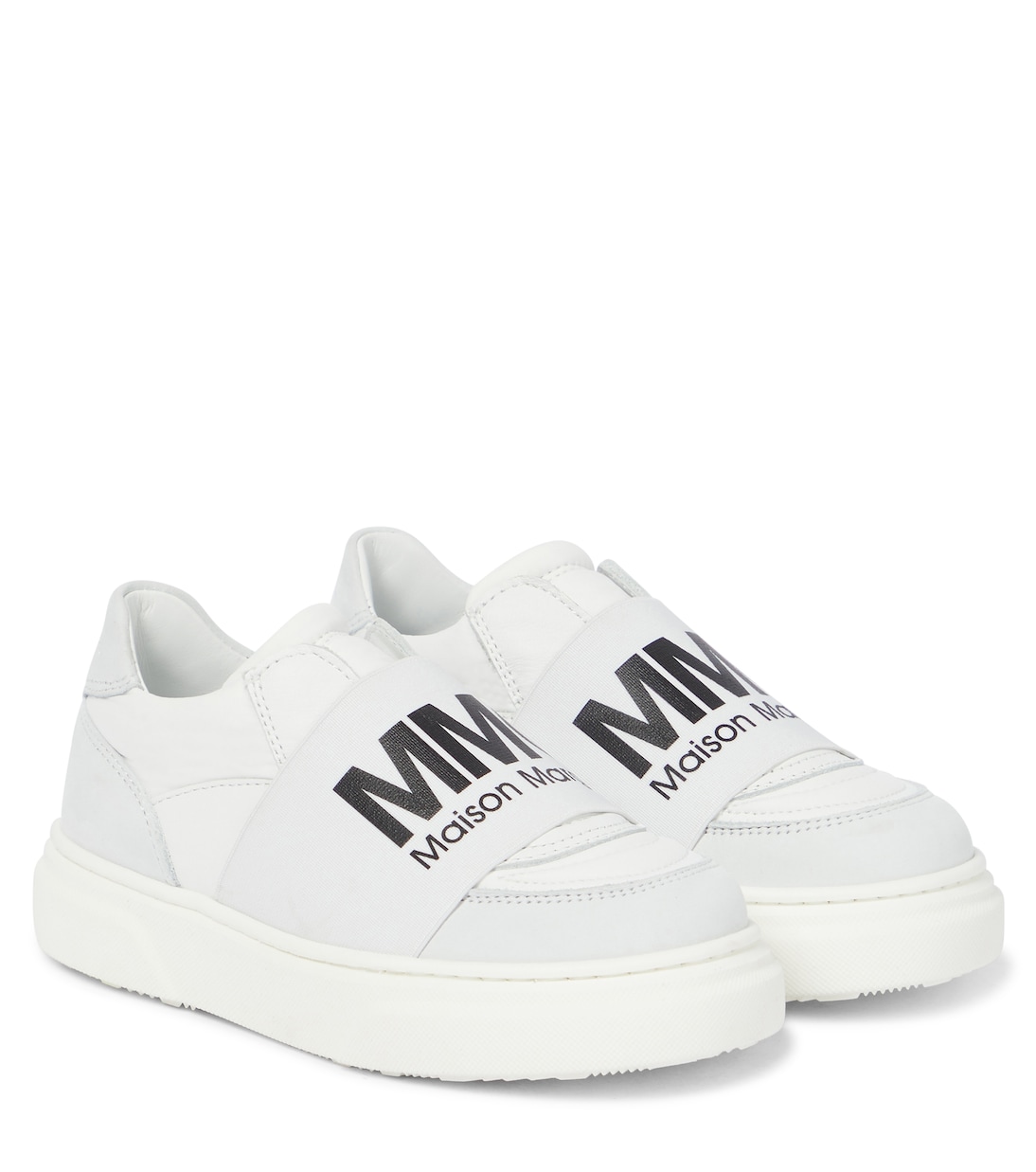 

Кроссовки с логотипом MM6 Maison Margiela Kids, серый