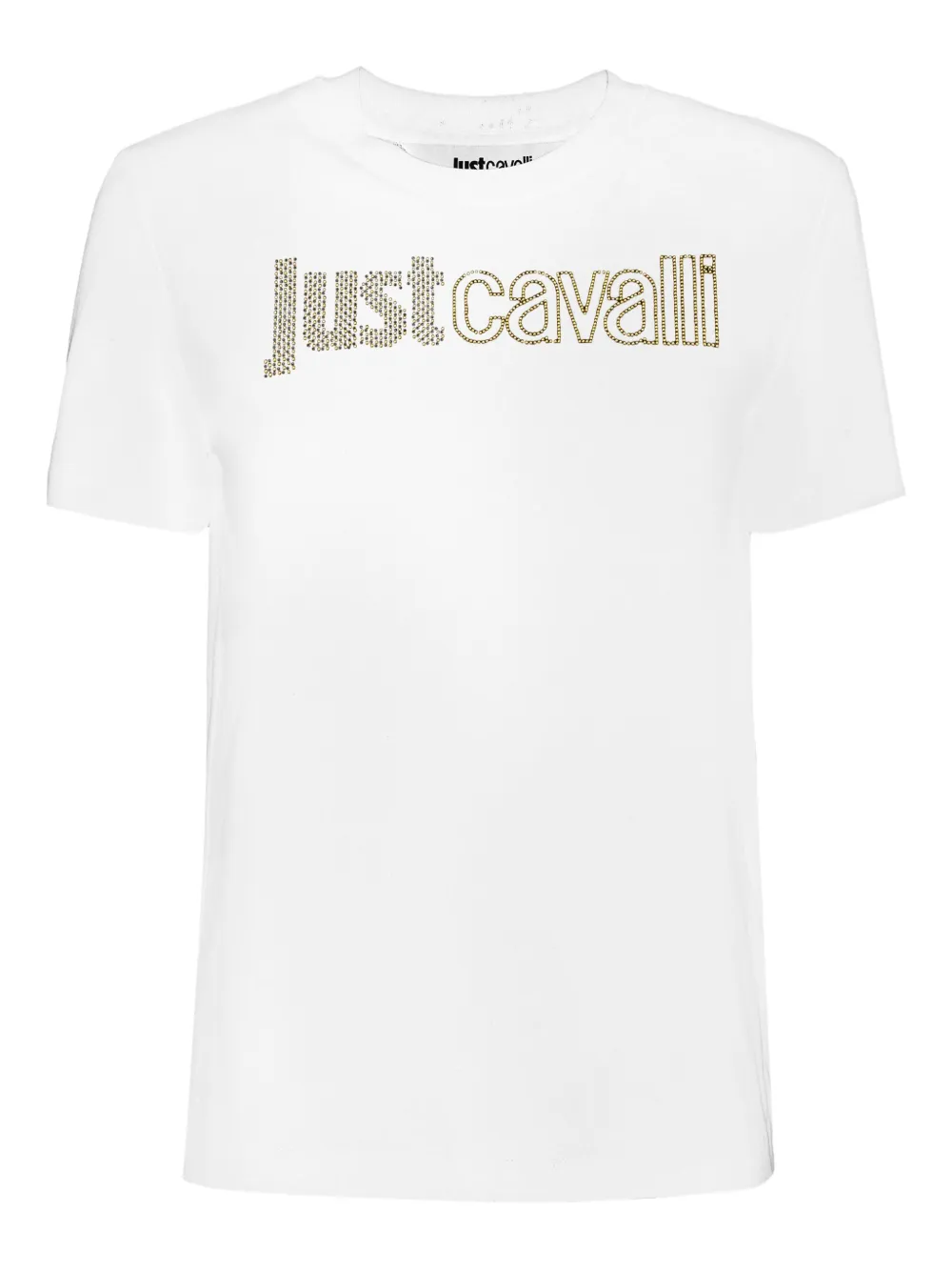 

Футболка с декорированным логотипом Just Cavalli, белый