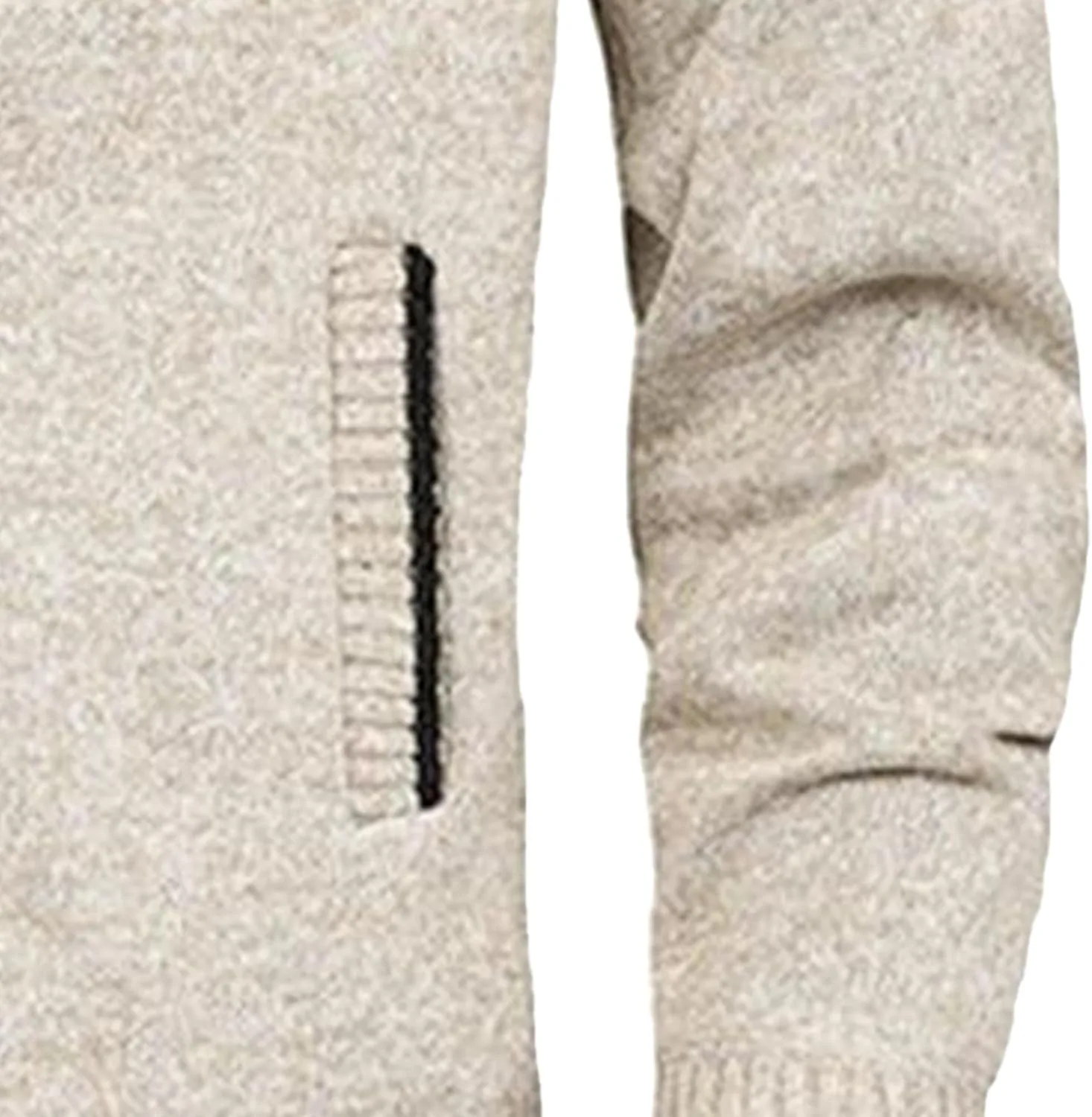 Мужской кардиган с воротником стойкой slim fit — фото 4