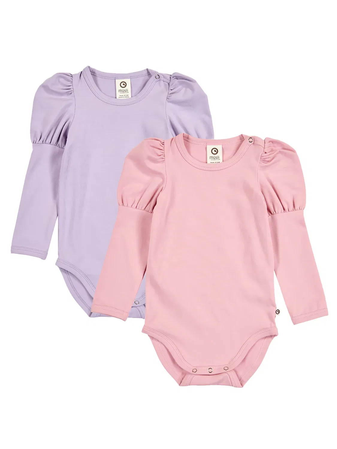 Комбинезон/Боди Müsli By Green Cotton, Lavender/Rose