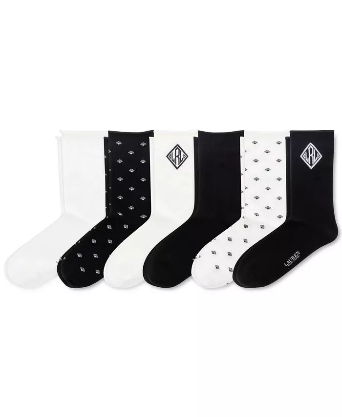 

Женские носки Deco Roll-Top, 6 пар Lauren Ralph Lauren, мультиколор