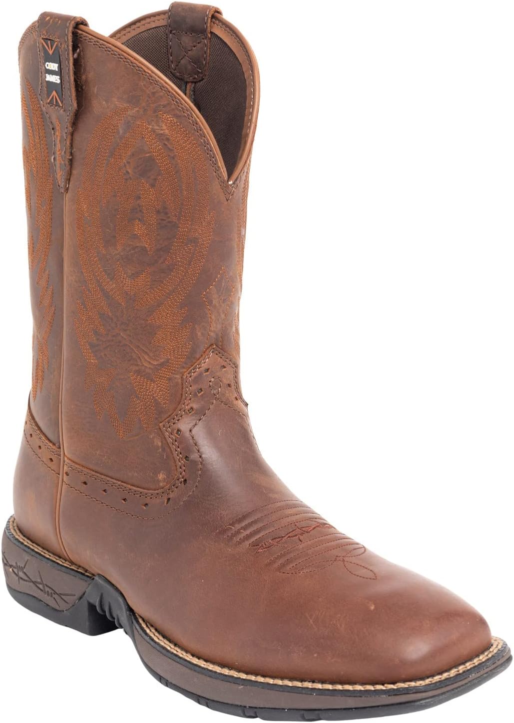 

Мужские рыболовные ботинки Brothers and Sons Lite Western Performance с широким квадратным носком - Bcjsp20p105 Cody James, Honey