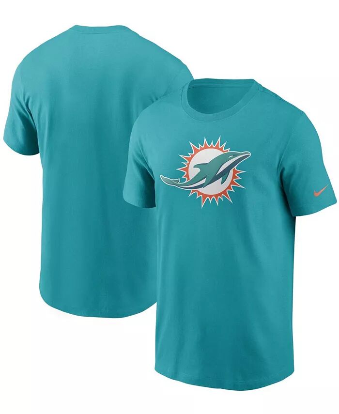 

Мужская футболка Aqua Miami Dolphins с основным логотипом Nike