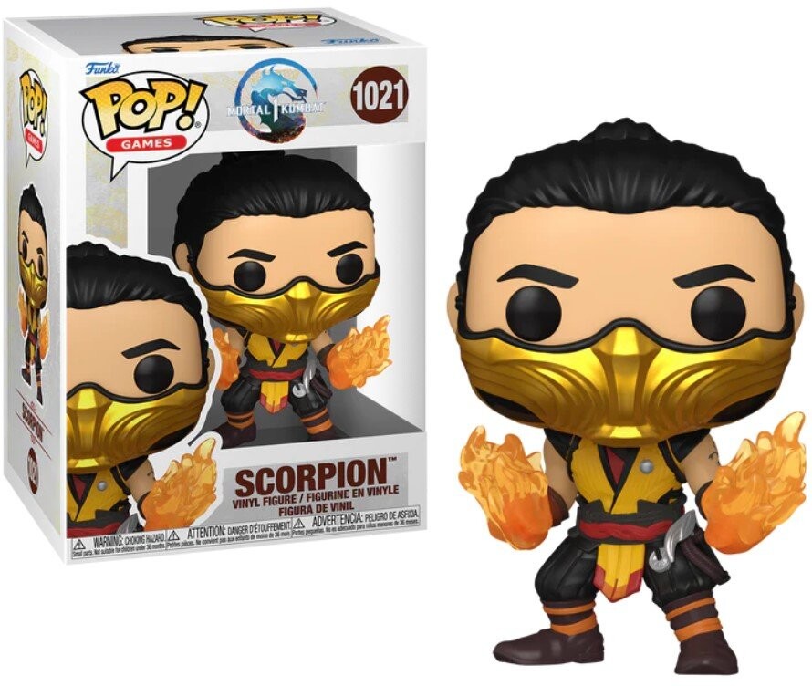 

Funko POP! Фигурка скорпиона Mortal Kombat 1 Gaming 1021