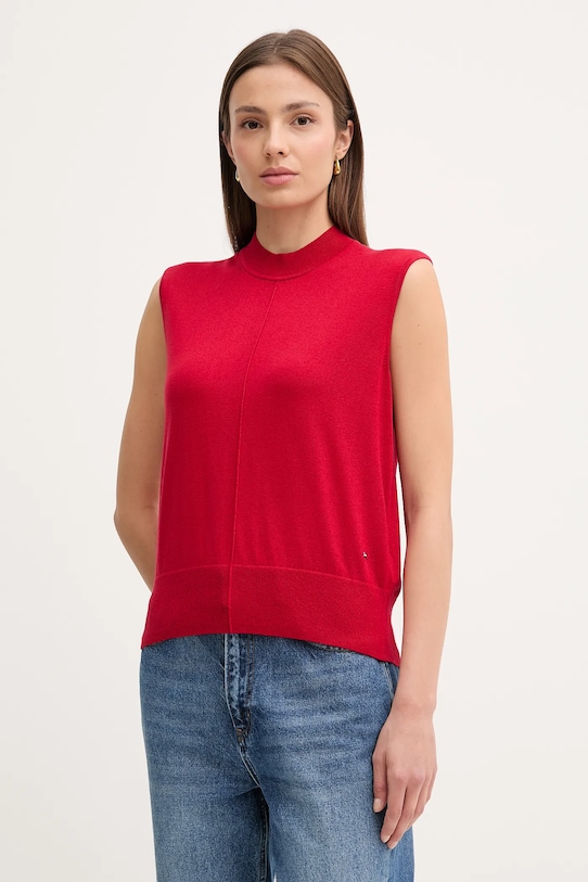 

Жилет с добавлением шелка Tommy Hilfiger, красный