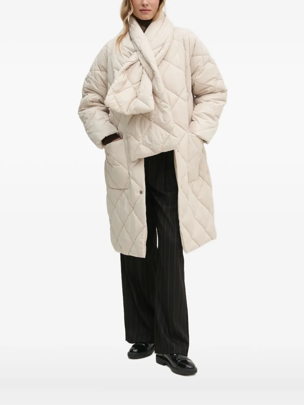 

Пуховик Брижит Barbour, белый