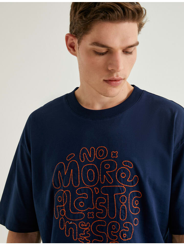 

Футболка KOTON T shirt, темно-синий