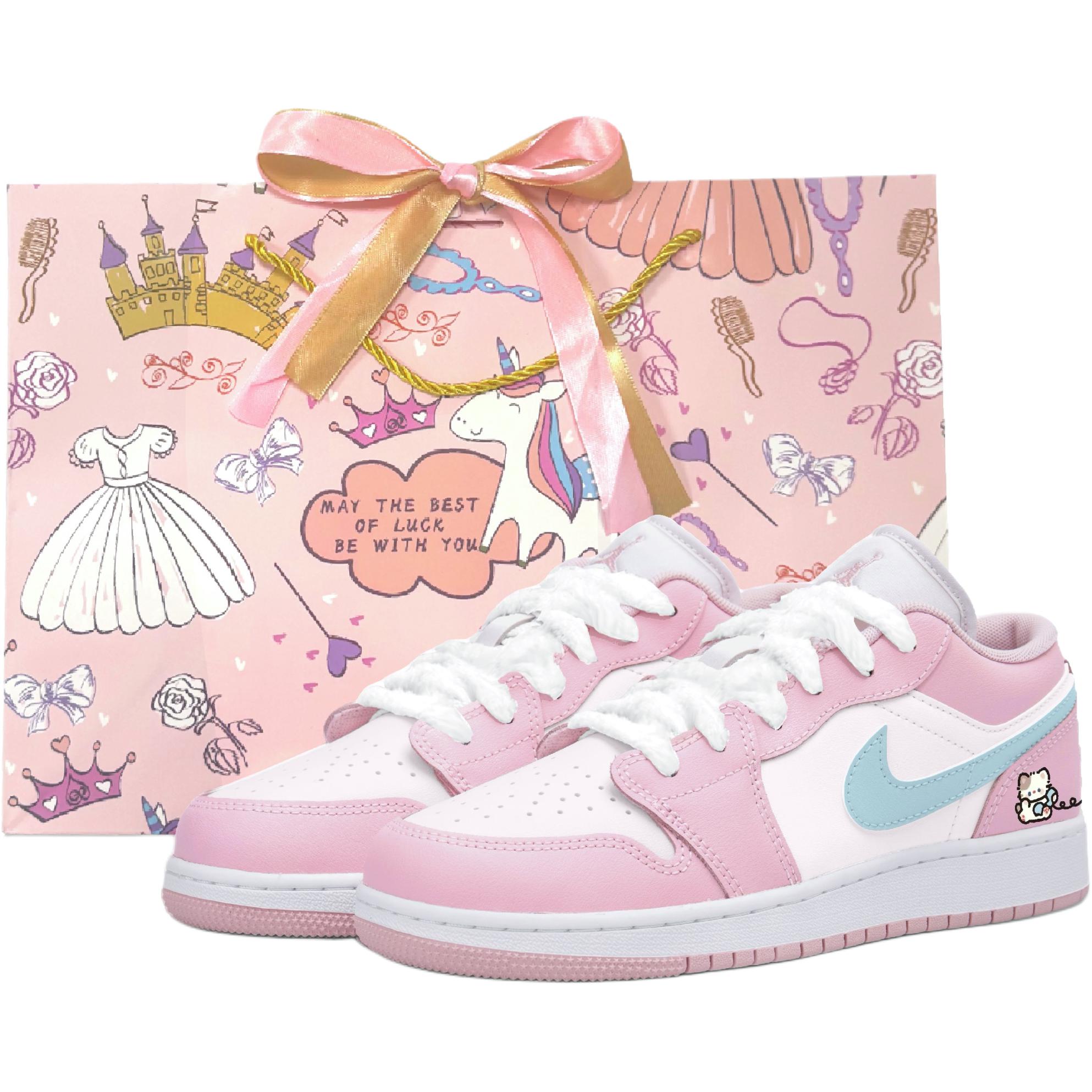 

Jordan Детские баскетбольные кроссовки Air 1 Mid top Pink Unisex