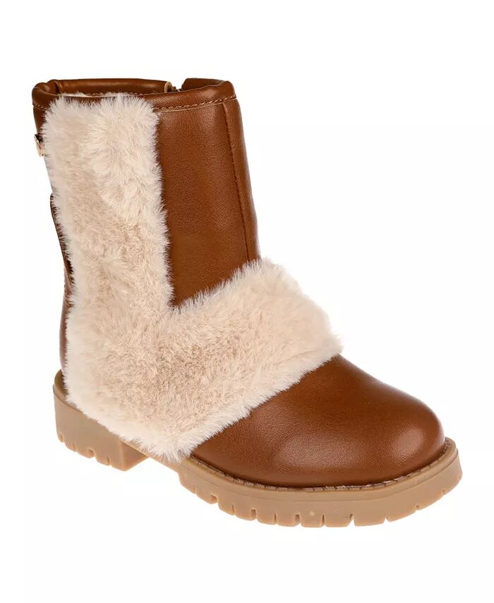 

Сапоги с длинным ворсом для маленьких и больших девочек Vince Camuto, коричневый