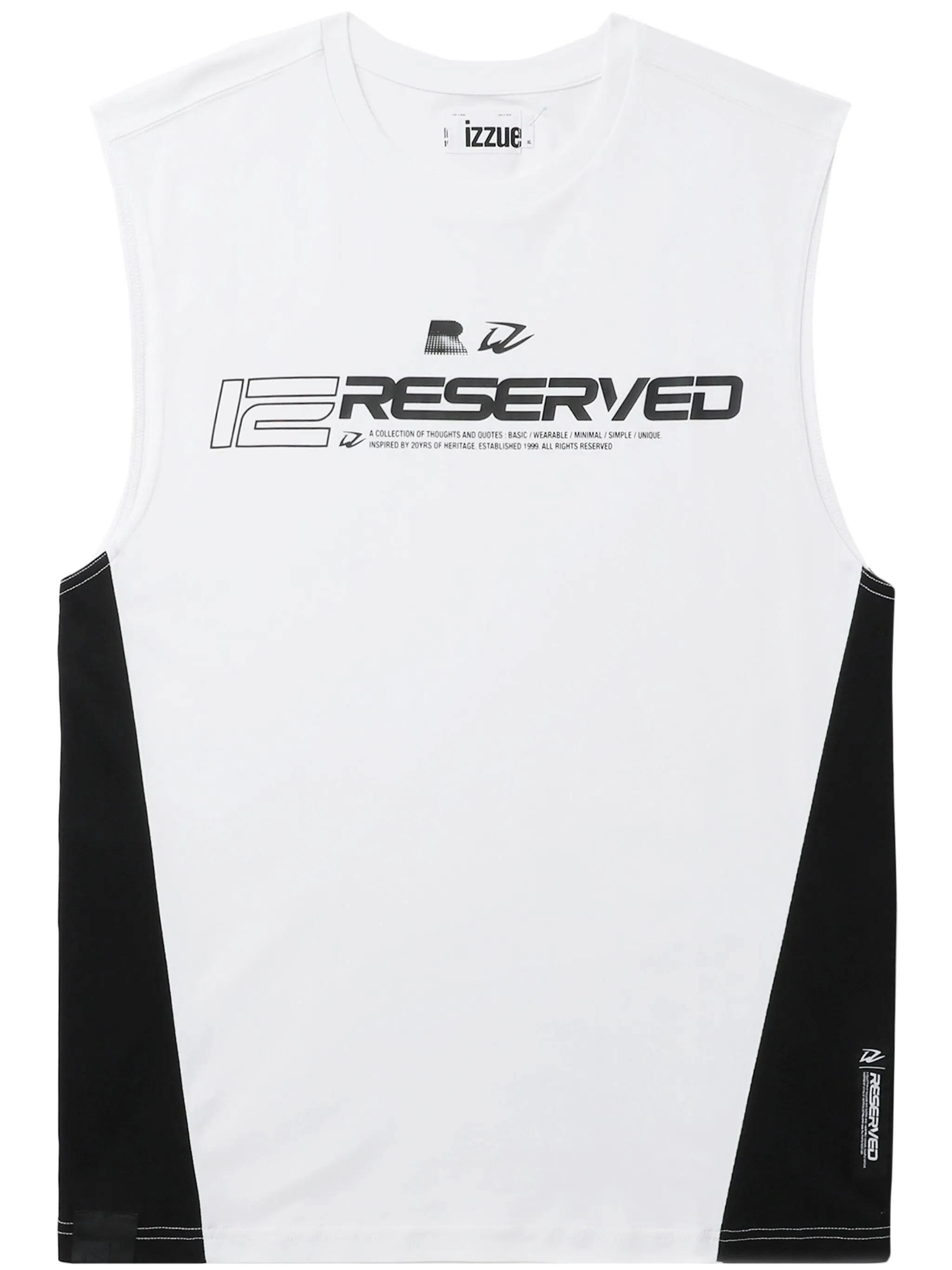 

Топ с графичным принтом Izzue, белый