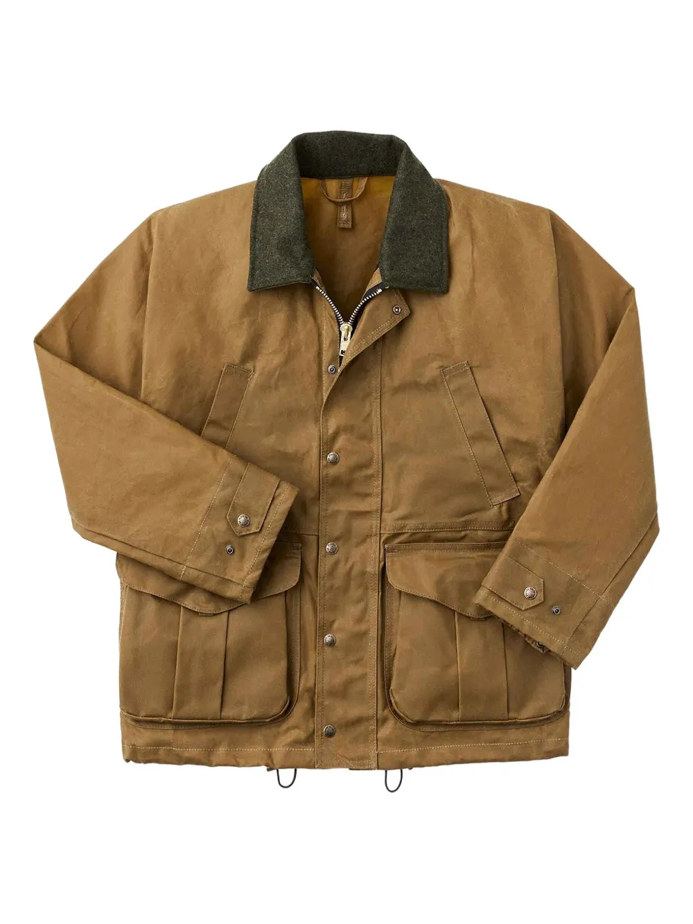 

Хлопковая куртка на кнопках Filson, коричневый