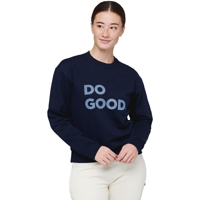 

Женский свитер Do Good из органического материала с круглым вырезом Cotopaxi, синий