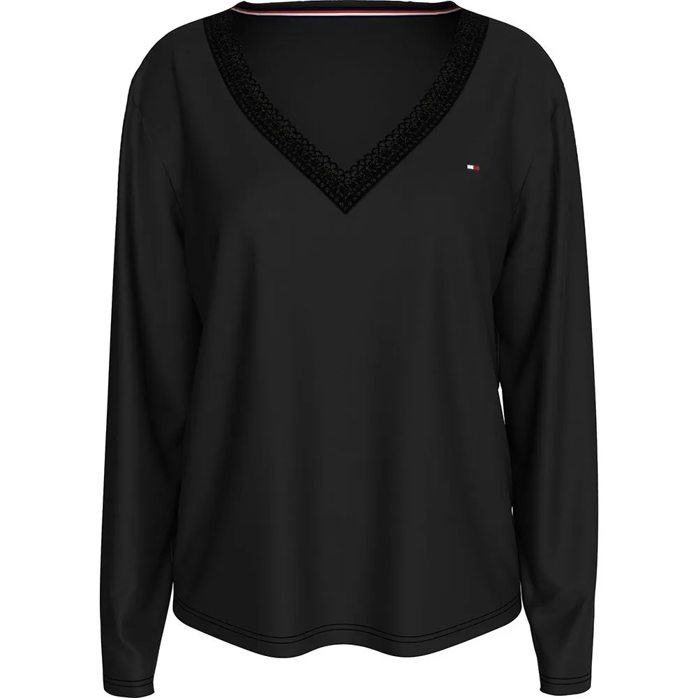 

Пижамная футболка Tommy Hilfiger UW0UW05568, черный