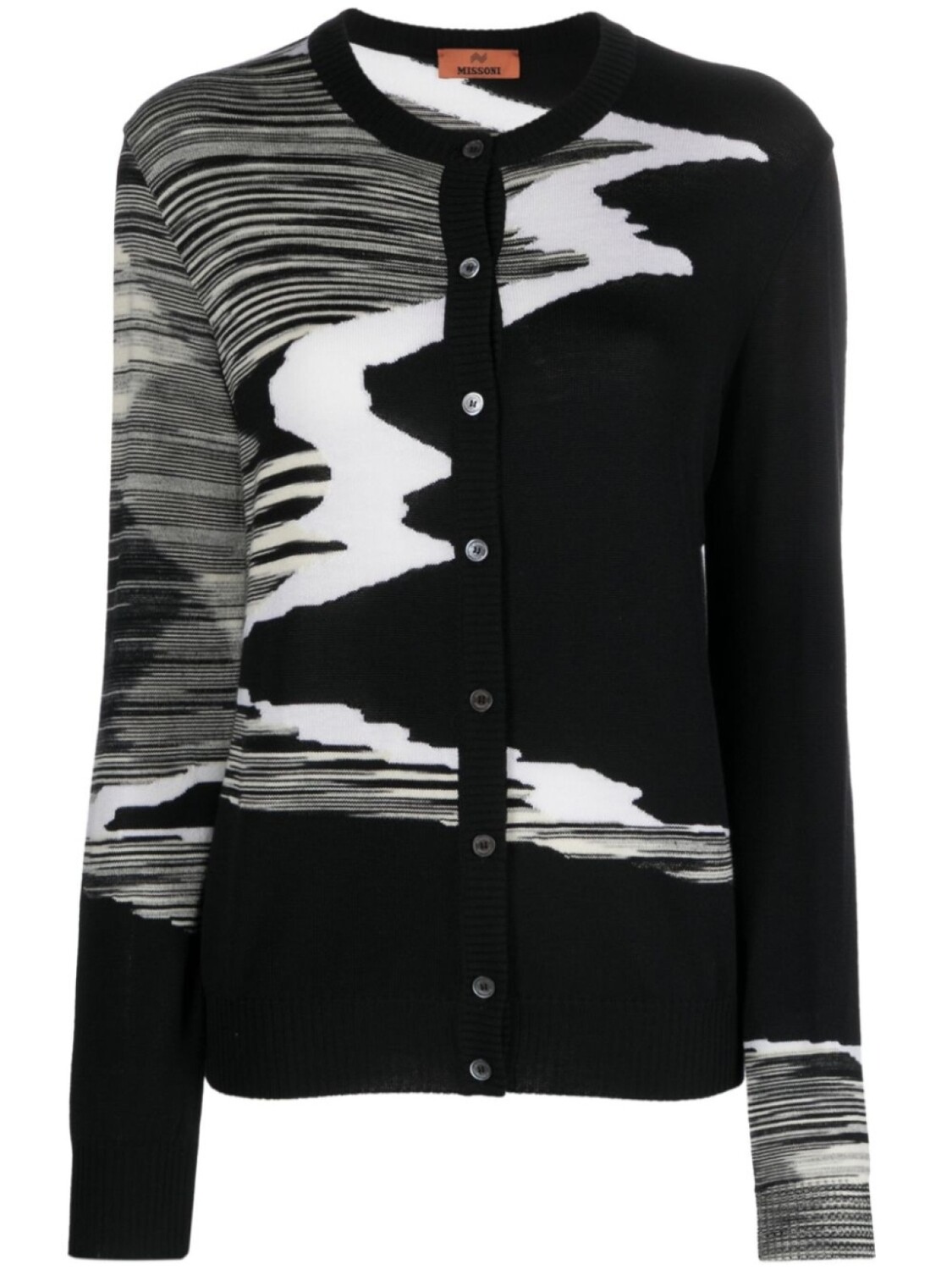 

Missoni шерстяной кардиган с абстрактным узором, черный