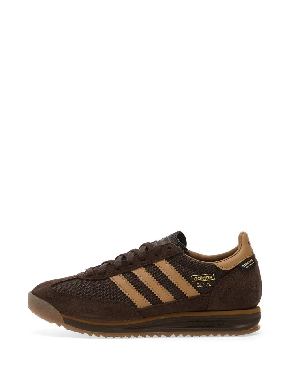 Кроссовки SL 72 RS с принтом-логотипом Adidas, коричневый