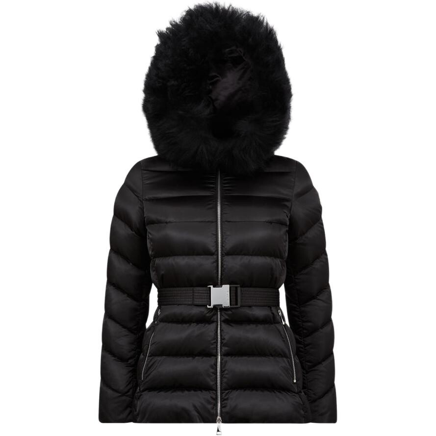 

Пуховик женский черный Moncler