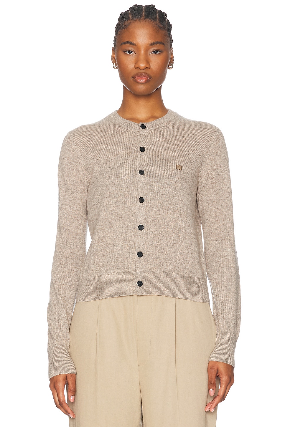 

Кени Кардиган Acne Studios, цвет Greige Melange