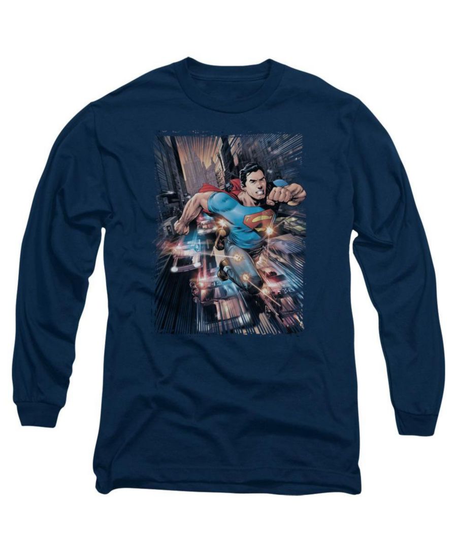 

Мужская футболка с длинным рукавом Action Comics 1 для взрослых Superman, Navy, Синий, Мужская футболка с длинным рукавом Action Comics 1 для взрослых Superman, Navy