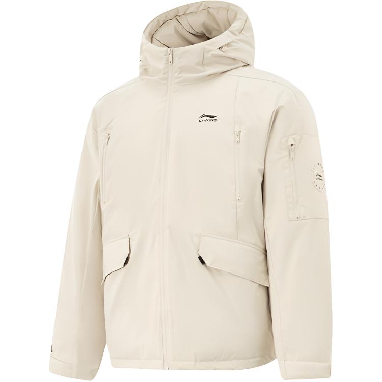 

LINING Пуховик баскетбольной коллекции мужской, Oat Gray