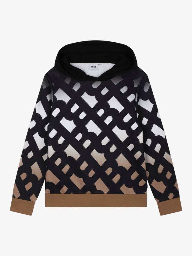 

Детская худи с логотипом BOSS HUGO BOSS, Black