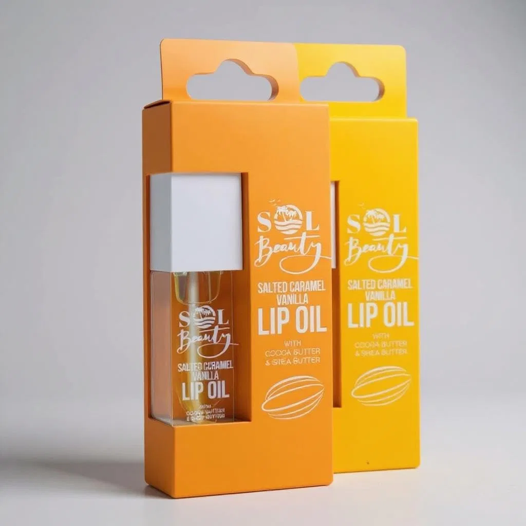 Масло для губ Sol Beauty с ароматом соленой карамели и ванили, 3 г Sol Beauty — фото 3