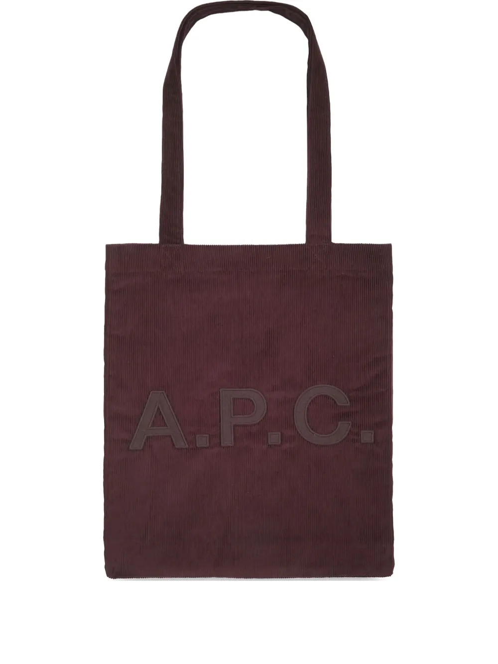 

Сумка-тоут из вельвета Lou A.P.C., красный