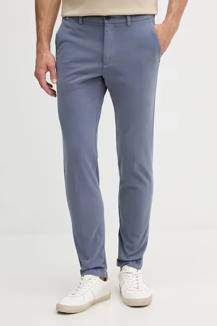 Чиносы slim fit H-Kaiton1 BOSS, синий